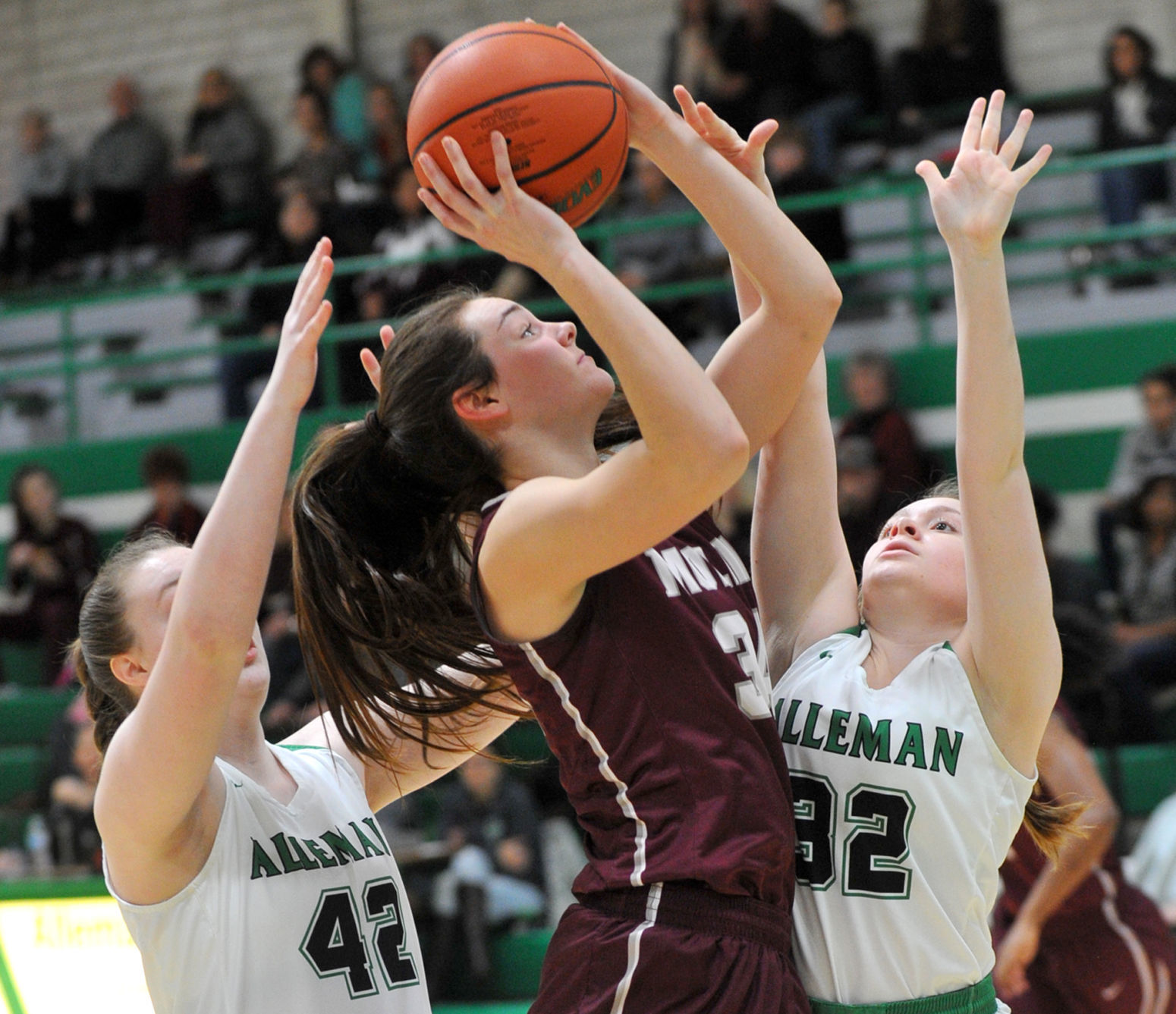 Moline vs Alleman girls basketball